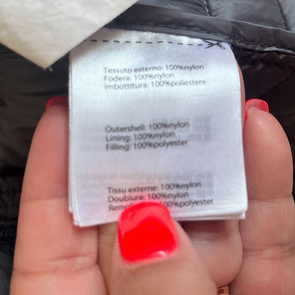 Save The Duck Skinny Plumtech Womens Puffer Jacket Coat Size M Gray Full Zip - Picture 11 of 12